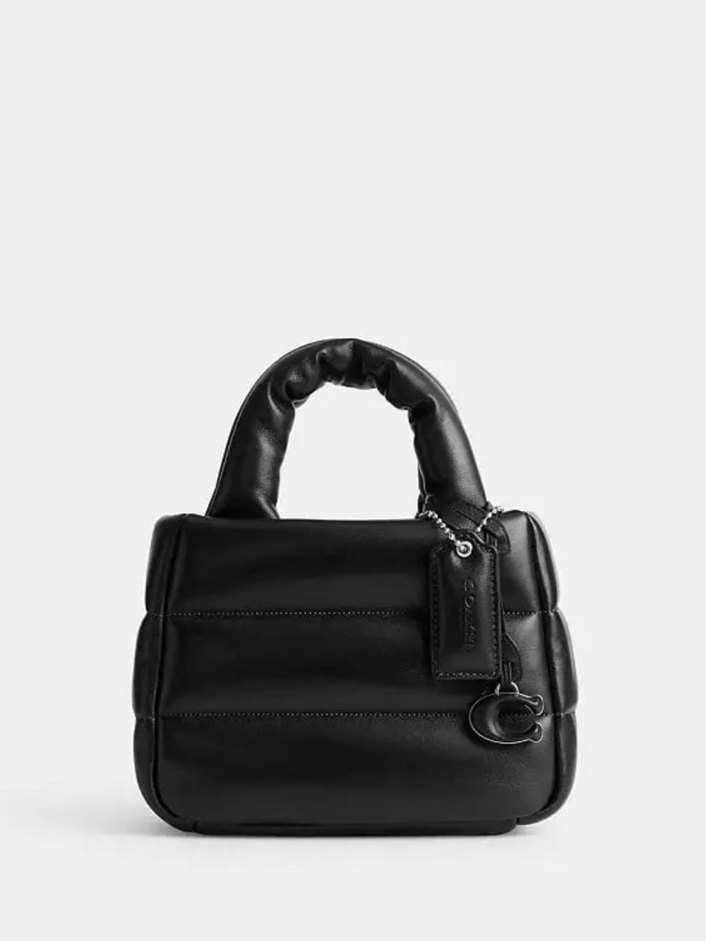 Coach Black Mini Pillow Tote NWT